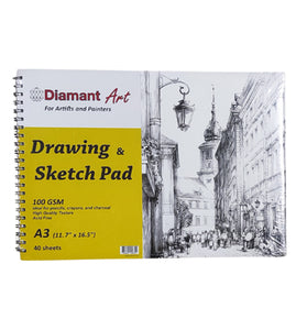 Drawing and Sketch Pad , A4 , A3 , Diamant