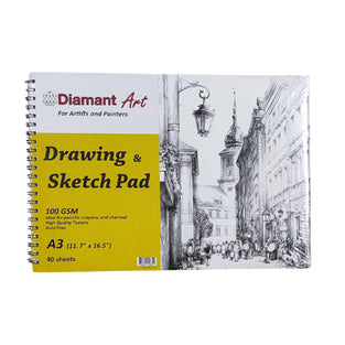 Drawing and Sketch Pad , A4 , A3 , Diamant