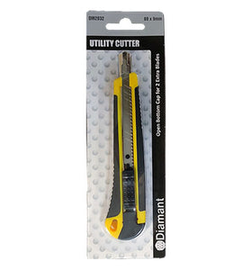 Utility Cutter 9mm (Small) w/ 2 spare blades , Diamant DM2032