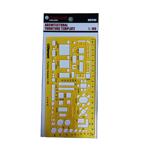 Architectural / Furniture Template 1:100 , Diamant DM7590