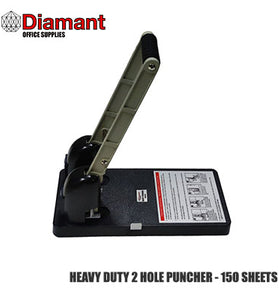Heavy Duty 2 Hole Puncher , 150 Sheets , Diamant DM2016