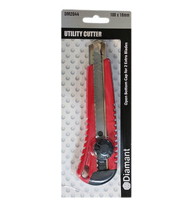 Utility Cutter 18mm (Big) w/ 2 spare blades , Diamant DM2044
