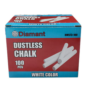 White Dustless Chalk 100s , Diamant DM573-100