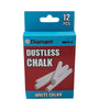 White Dustless Chalk 12s , Diamant DM573-12