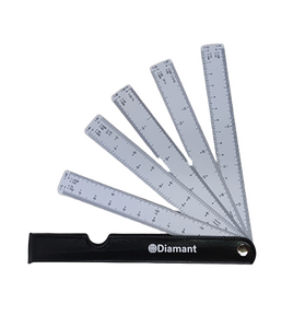 Fan Scale in Leather Case , Diamant