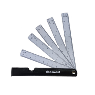 Fan Scale in Leather Case , Diamant