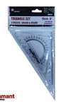 Triangle Ruler Set 2 pieces , Diamant DM6315 - DM6345