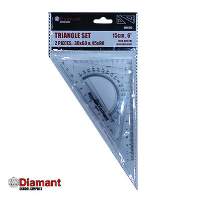 Triangle Ruler Set 2 pieces , Diamant DM6315 - DM6345