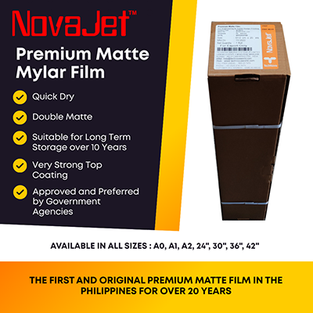 Mylar / Premium Matte Film / Drafting Film - Novajet