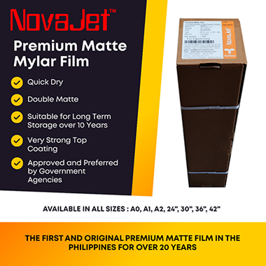 Mylar / Premium Matte Film / Drafting Film - Novajet