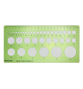 Circle Template - 39 Holes , Template 101