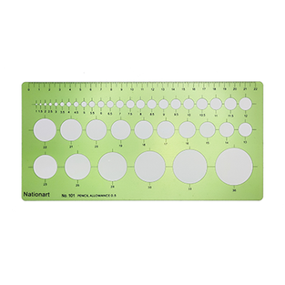 Circle Template - 39 Holes , Template 101