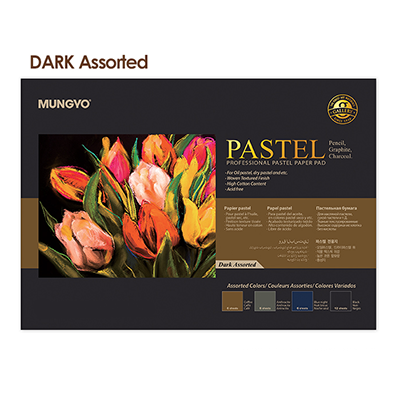 Pastel Paper Pad - A3 20 Sheets Dark, Mungyo MPPA-A3D