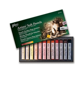 Mungyo Earthone Gallery Professional Soft Pastel - 12 Pieces , MPV-12E