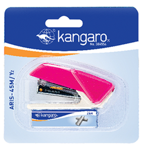 Kangaro ARIS45M/Y2 Aris Mini Stapler #35 with Staples