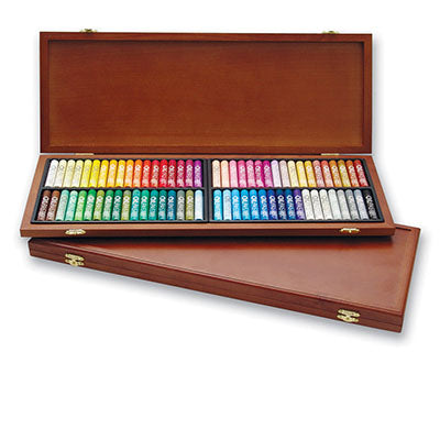 Mungyo Oil Pastel 72 Colors in Wooden Case , MOP-72