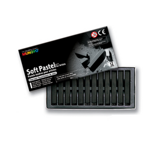 Mungyo Gray Tone Soft Pastels 12 Pieces , MP-12G
