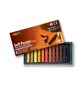 Mungyo Earth Tone Square Pastel 12 Pieces , MP-12E