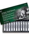 Mungyo Charcoal Gallery Professional Soft Pastel - 12 Pieces , MPV-12C