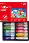 Mungyo Triangular Shaped Oil Pastel - 24 Colors , MOPT-24