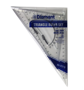 Triangle Ruler Set 2 pieces Big Size , Diamant