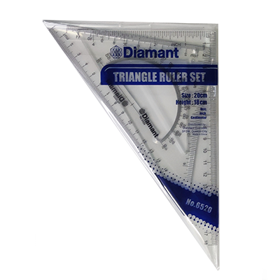Triangle Ruler Set 2 pieces Big Size , Diamant – Standard Wholesale ...