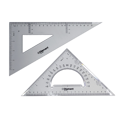 Triangle Ruler Set 2 pieces Big Size , Diamant – Standard Wholesale ...